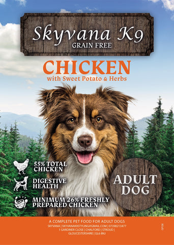 Grain Free Adult Dog Chicken with Sweet Potato & Herbs