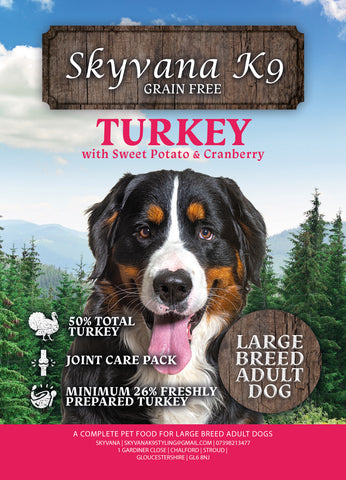 Grain Free Adult Dog Large Breed Turkey with Sweet Potato & Cranberry